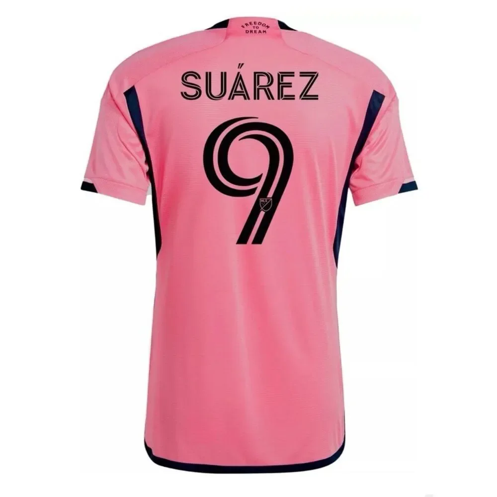 Adidas NWT 2024/25 Inter Miami Suárez #9 Stadium Home Jersey Passionate Pink XXL